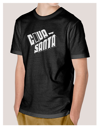 Camiseta de Skate Cova Santa 1